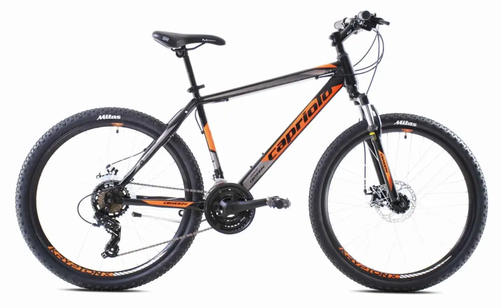 Bestseller Bicicleta MTB 26 Capriolo Oxygen negru portocaliu 22
