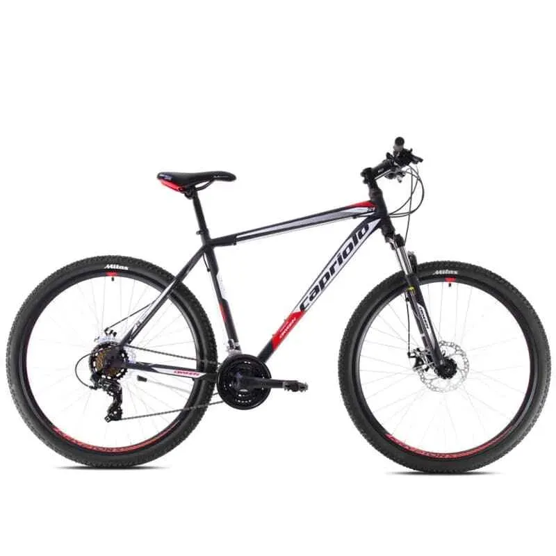 Plată sigură Bicicleta MTB 29 Capriolo Oxygen negru alb rosu 21