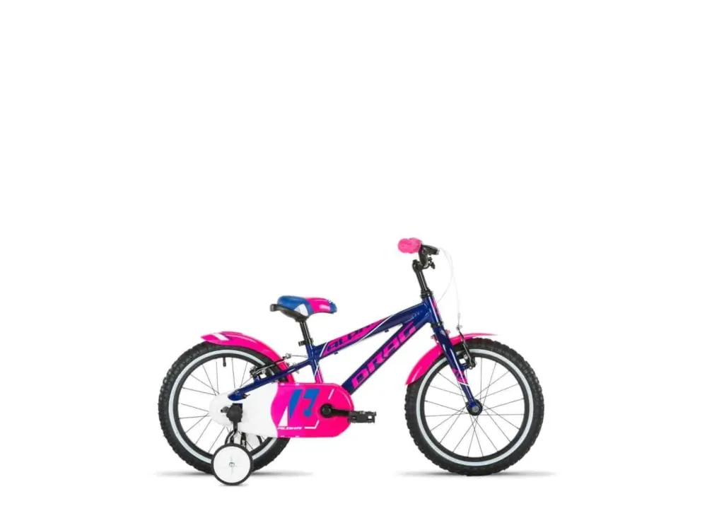 Cumpărături sigure Bicicleta Drag Alpha SS 16 albastru roz 18-19