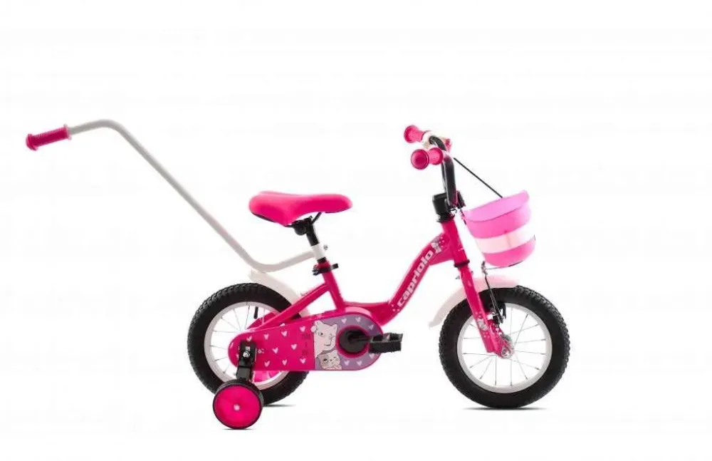 Ultima șansă Bicicleta copii 12 Capriolo Viola pink alb