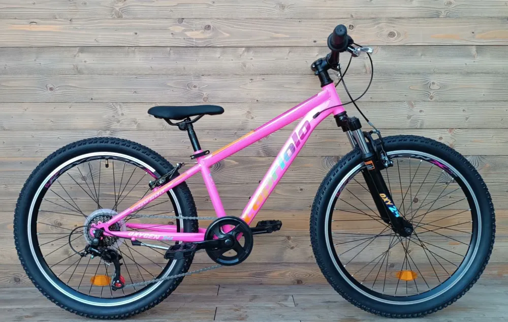 Mai ieftin Bicicleta copii 24 Capriolo Oxygen V-brake pink albastru 12