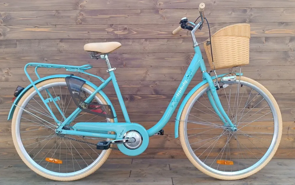 Bicicleta dama Capriolo Melody oras 1 viteza turcoaz 19 Preț mic