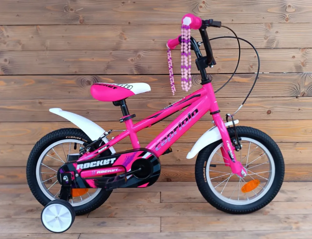 Bicicleta copii 14 Capriolo Rocket pink Ieftin
