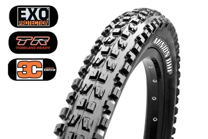 Premium Anvelopa 27.5X2.50 Maxxis Minion DHF 3CT EXO TR 60TPI foldabil Downhill