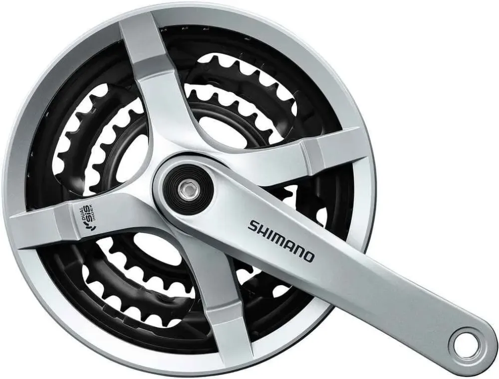 Angrenaj Shimano Tourney FC-TY 501 48/38/28 170 mm silver 6/7/8 Mai ieftin