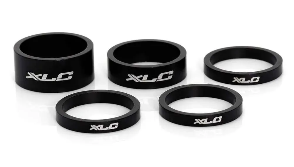Set distantier XLC A-Head 3×5 1×10 1×15 mm 1 black Chilipir