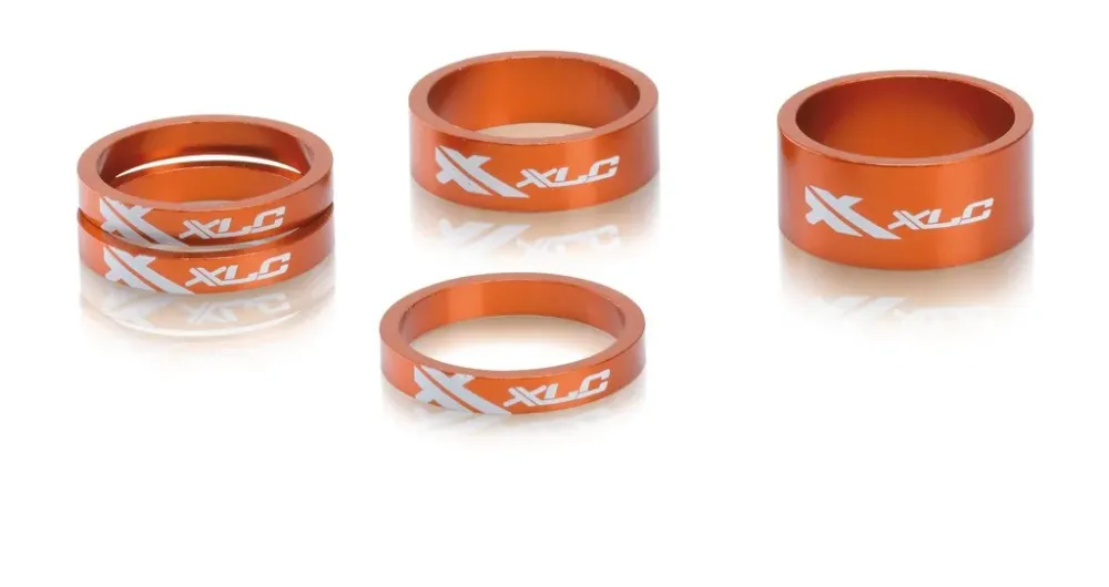 Retur gratuit Set distantier XLC A-Head 3 x 5 1 x 10 1 x 15 1 1/8 orange