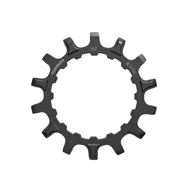 Reduceri Foaie angrenaj SRAM X-Sync pentru motoare Bosch 18 dinti negru 006218007002