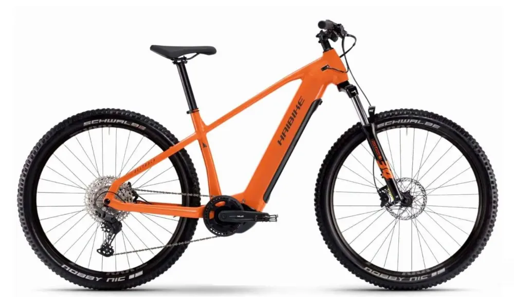 Bicicleta electrica e-bike Haibike Alltrack 6 27.5 i720Wh 11-G Deore papaya titan M Mai ieftin