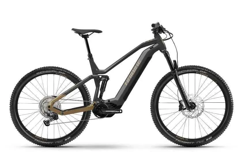Bicicleta electrica e-bike Haibike AllTrail 5 27.5 i720 12-G Deore titan carame M Ieftin