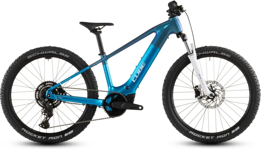 BIcicleta electrica e-bike Cube Acid 240 Hybrid Rookie Pro 400X albastru Vezi acum