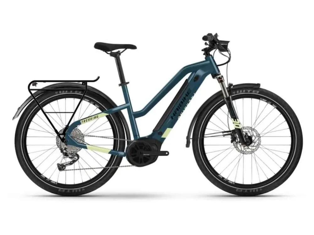 Reducere specială e-bike Haibike Trekking 5 Low i500Wh BPI blue/canary S