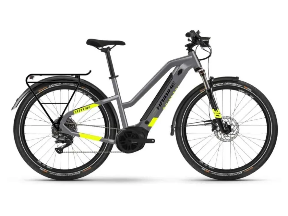 Retur ușor e-bike Haibike Trekking 6 i500Wh YSTS cool grey/red M