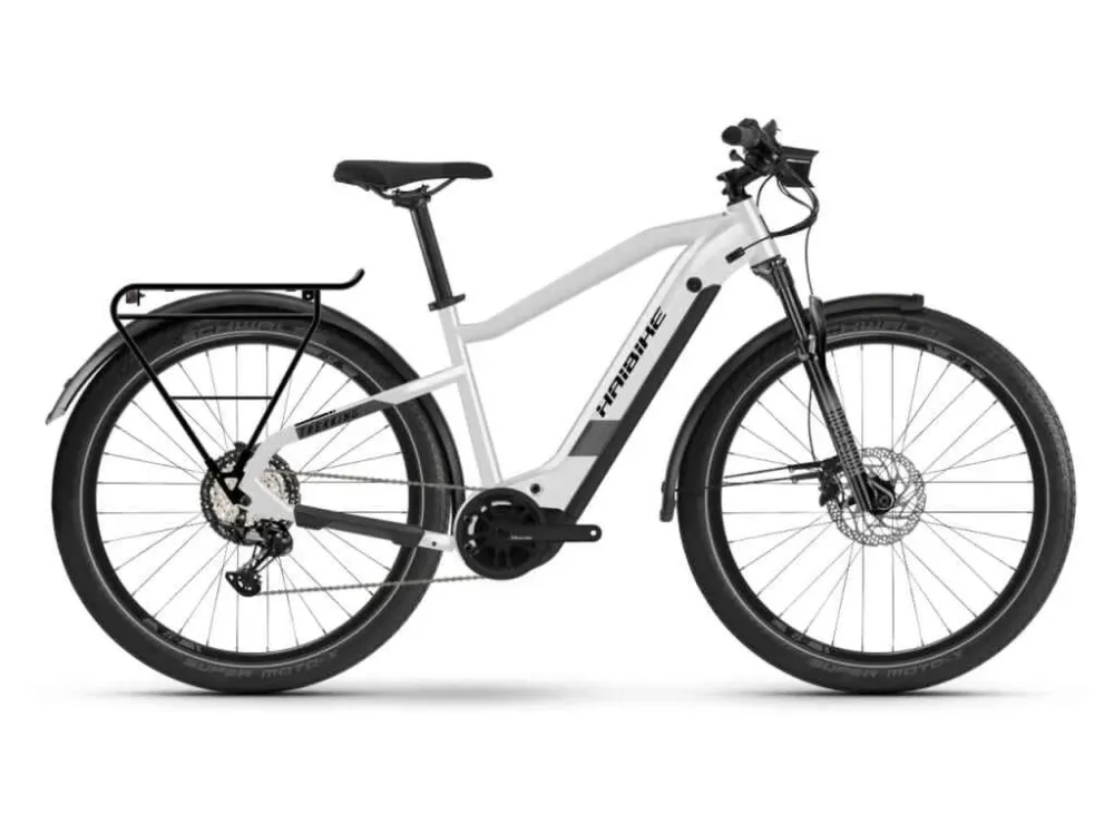 Cel mai bun preț e-bike Haibike Trekking 8 i630Wh YSTM sparkling white S