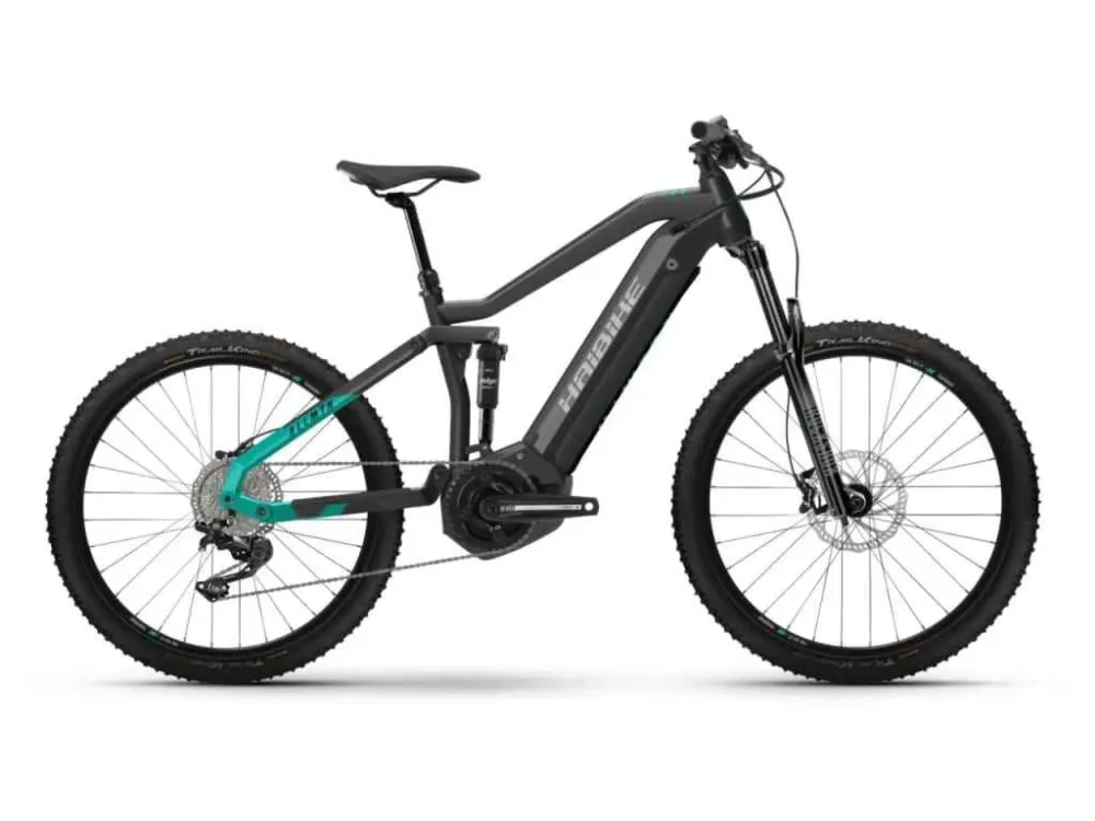 Super ofertă e-bike Haibike AllMtn 1 i630Wh YSTS anthracite/turqoise M