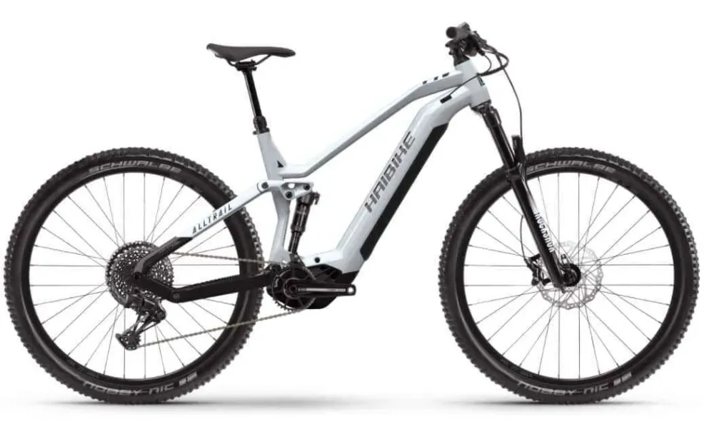 Plată securizată e-bike Haibike AllTrail 7 29 i720Wh 12-G SX Eagle glossy silver pearl black M