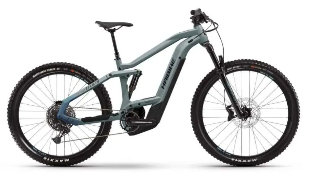 Ultima șansă Bicicleta electrica e-bike Haibike AllMtn 3 i625 12-G SX Eagle metal miere cyan lucios L