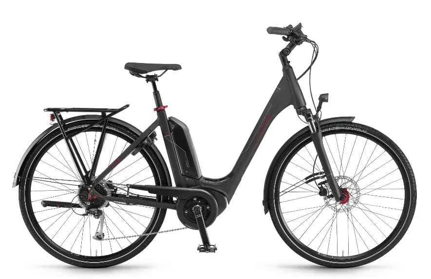 Nu rata e-bike Winora Tria 9 Monotube 500Wh 28 9-G Alivio black matt