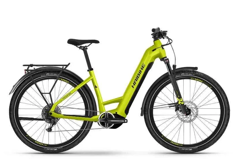 Reduceri e-bike Haibike TREKKING 5 LOW 11-G L Cues i720Wh lime black glossy 2024
