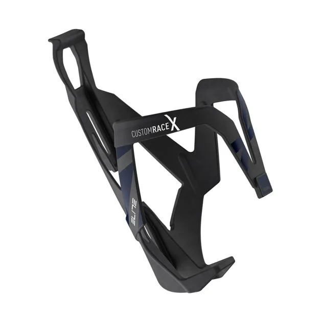 Noutate ELITE Coș CUSTOM RACE X negru mat cu grafică albastră