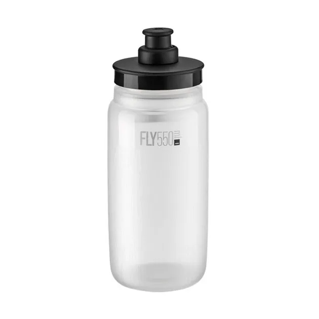 ELITE Bidon FLY TEX 550 transparentă capac negru Bestseller