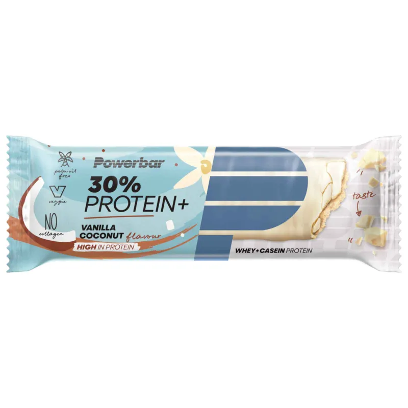 Powerbar - baton proteic Protein+ 30%, aroma vanilie cocos - 55g Retur ușor