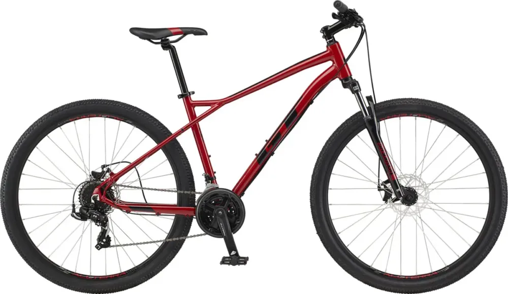 Bicicleta GT Aggressor Sport 2022 red, Marime: XS (27.5") Disponibil imediat