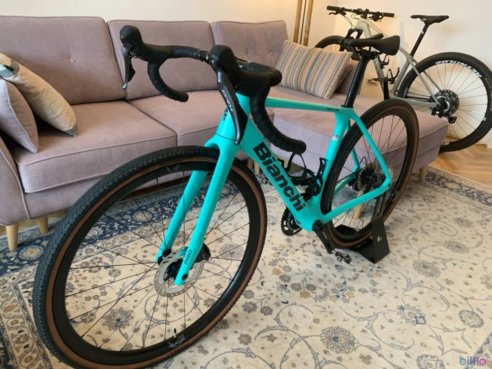 Reducere extra Vînd bicicletă Bianchi Impulso Pro Carbon Gravel GRX 820 Disc 2X12sp