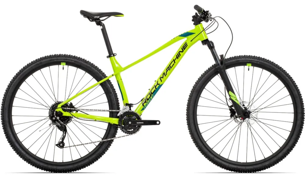 Bicicleta Rock Machine Torrent 20-29 29 Gloss Radioactive Yellow/Black/Petrol 19.0 - (L) Chilipir