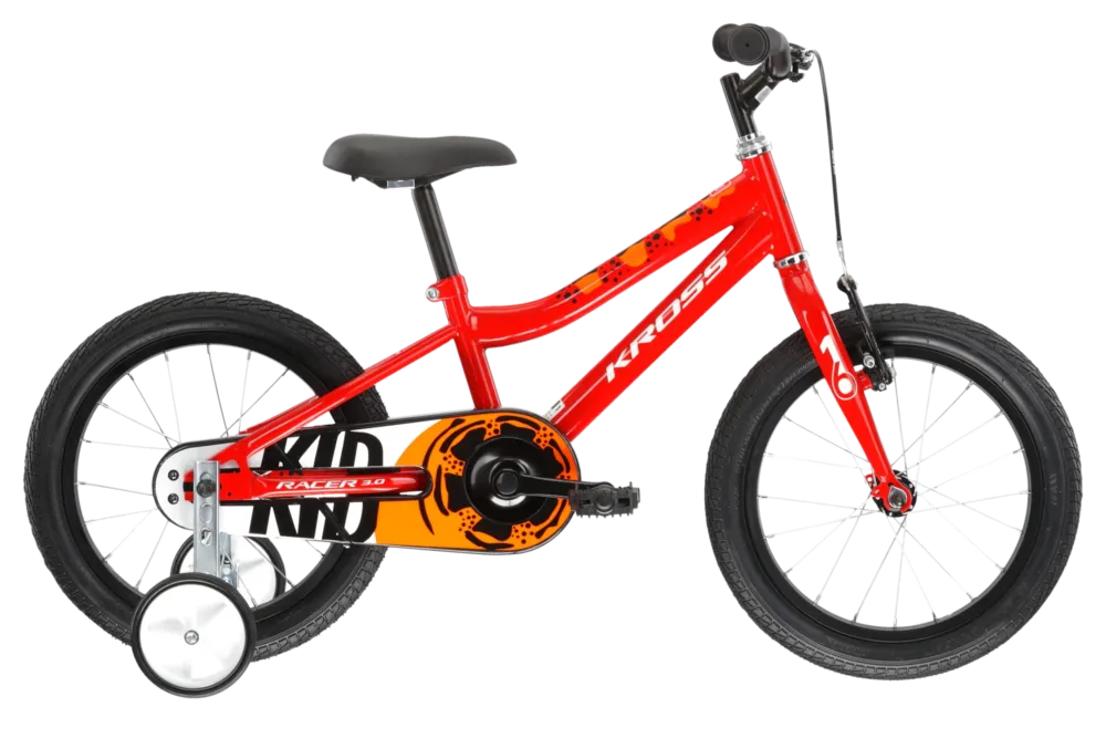 Bicicleta Copii Kross Racer 3.0 16 inch rosie Plată sigură