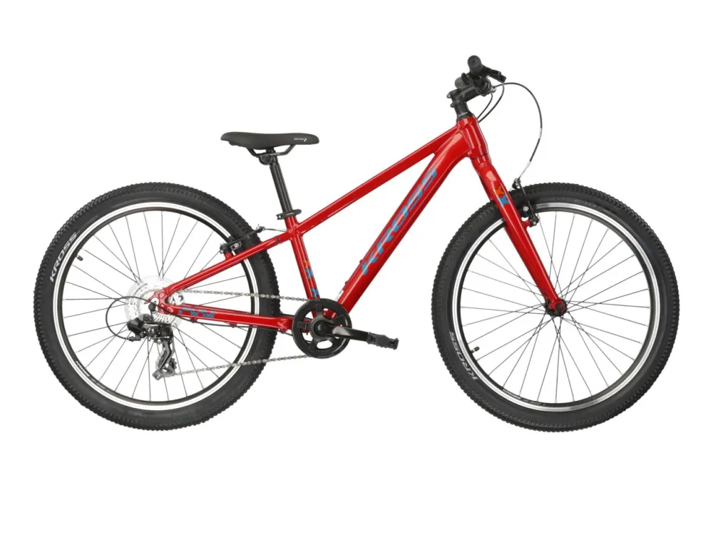 Bicicleta Copii Kross Level JR 1.0 24 inch rosie Shimano Tourney Ieftin