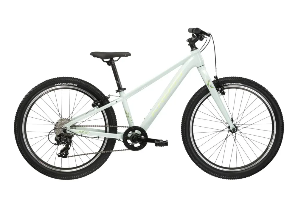 Ofertă Bicicleta Copii Kross LEA JR 1.0 24 inch gri Shimano Tourney