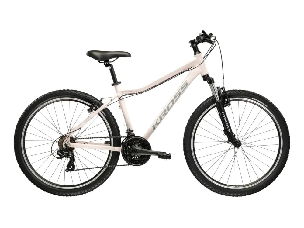 Reducere Bicicleta MTB Hardtail Kross LEA 1.0 26 inch roz Shimano Tourney