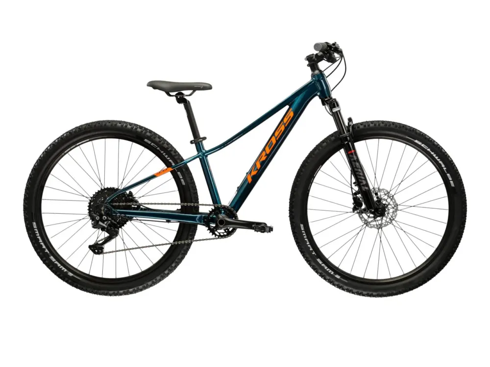 Chilipir Bicicleta Copii Kross Level JR 5.0 26 inch turcoaz Shimano Deore