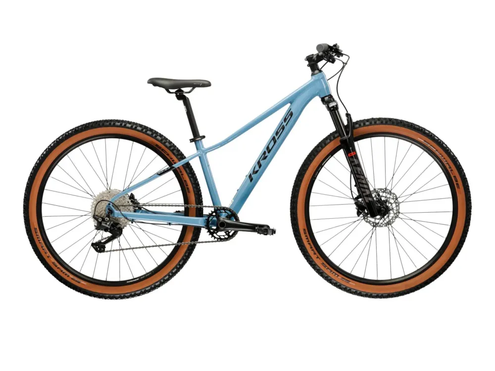 Bicicleta Copii Kross Level JR 6.0 27.5 inch albastra Shimano Deore Retur gratuit