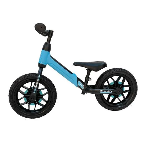 Plată securizată Balance bike QPlay Spark Albastru