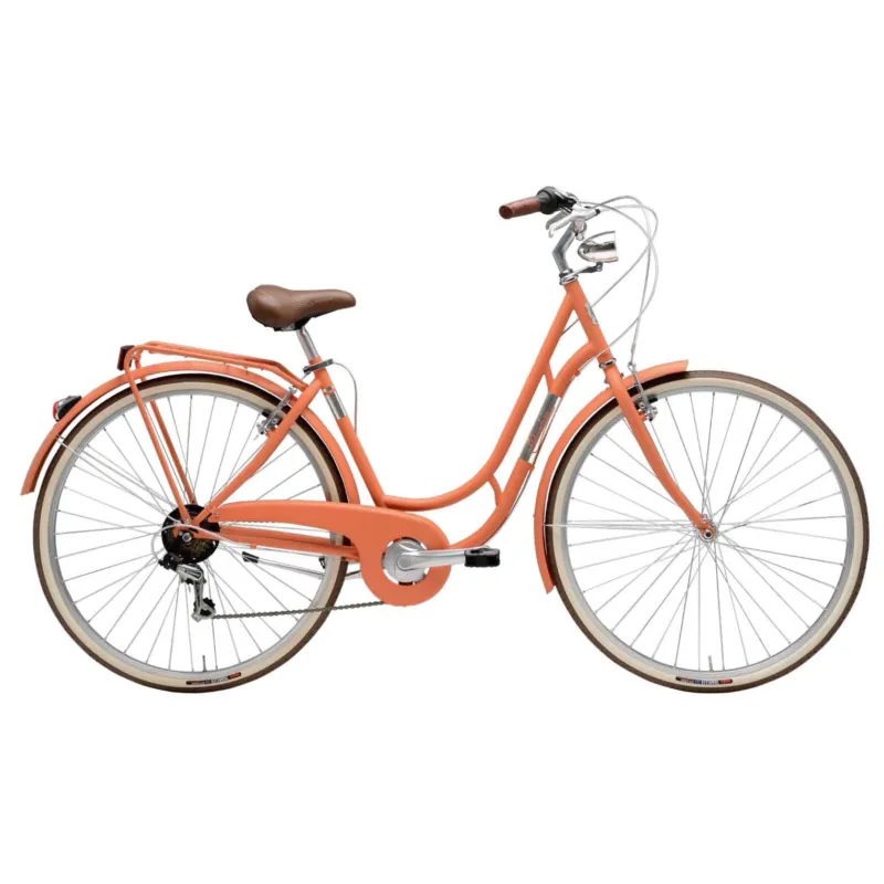 Bicicleta Adriatica Danish Lady 6v 28 Portocalie 48 cm Ofertă exclusivă