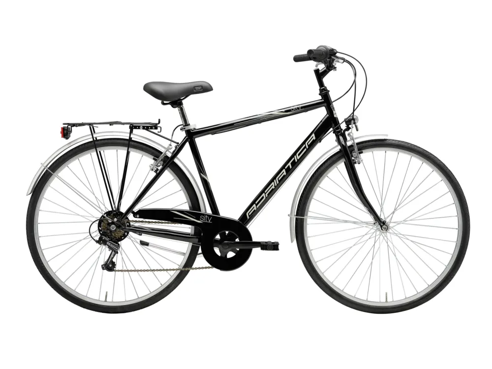 Bicicleta Adriatica Movie Man 6V 28 Neagra 55 cm Promoție