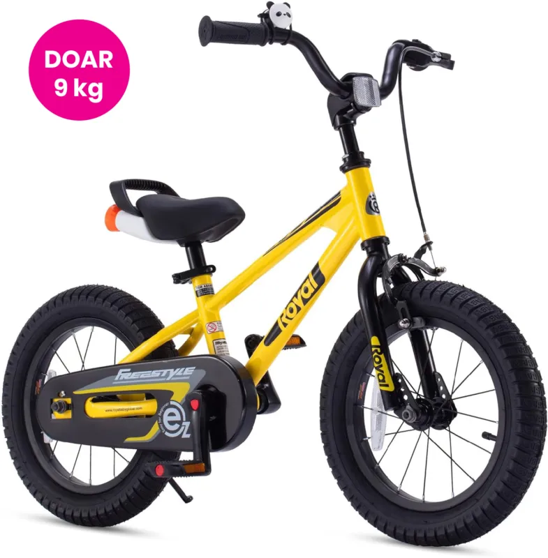Plată sigură Bicicleta Royal Baby EZ Freestyle 16 Yellow