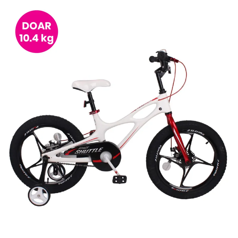 Bicicleta Royal Baby Space Shuttle 18 White Doar azi