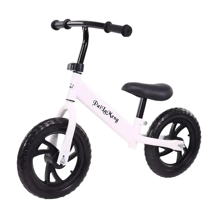Bicicleta de echilibru fara pedale pentru incepatori, 2 - 5 ani, Alb Reducere specială