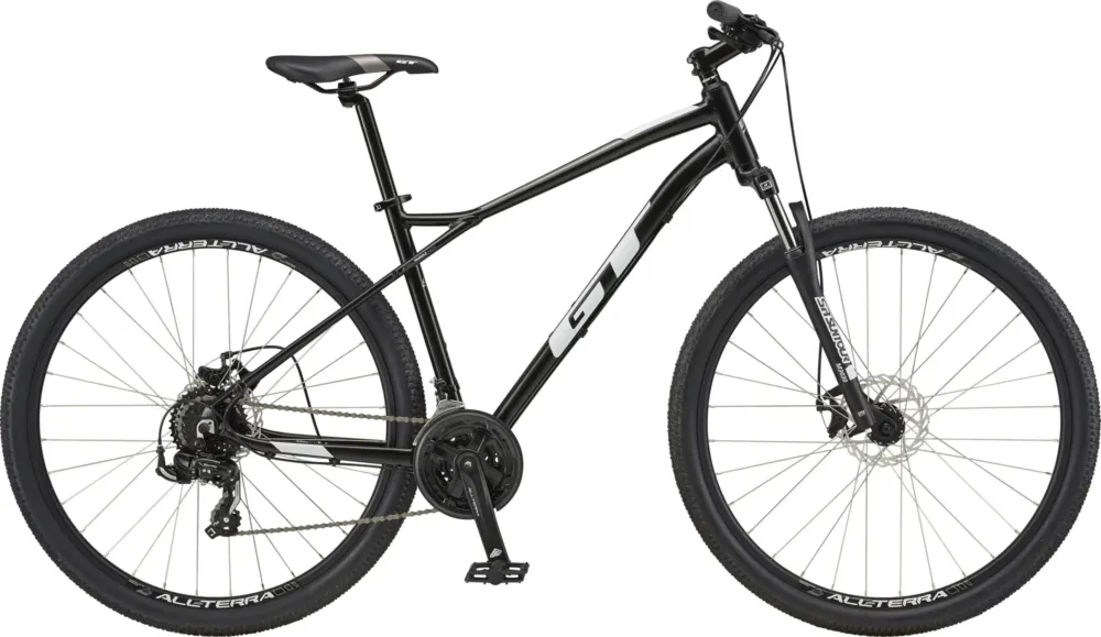 Bicicleta GT Aggressor Sport 2022 black, Marime: XS (27.5") Ofertă specială