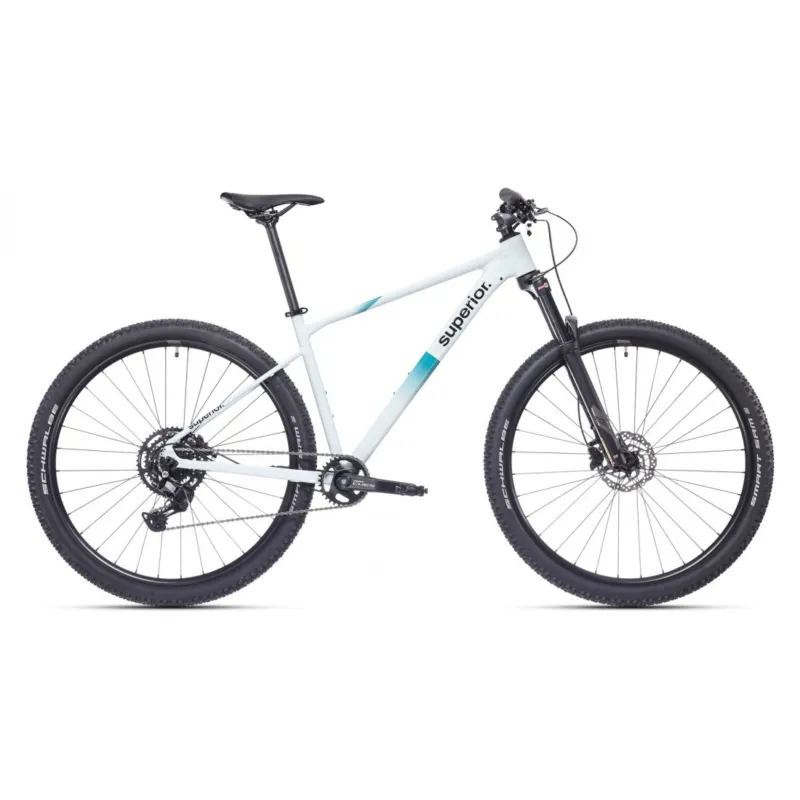 Bicicleta Superior XC 6.2 29 Gloss Grey Petrol 20 - (L) 51cm, Alb/Bleu Doar azi