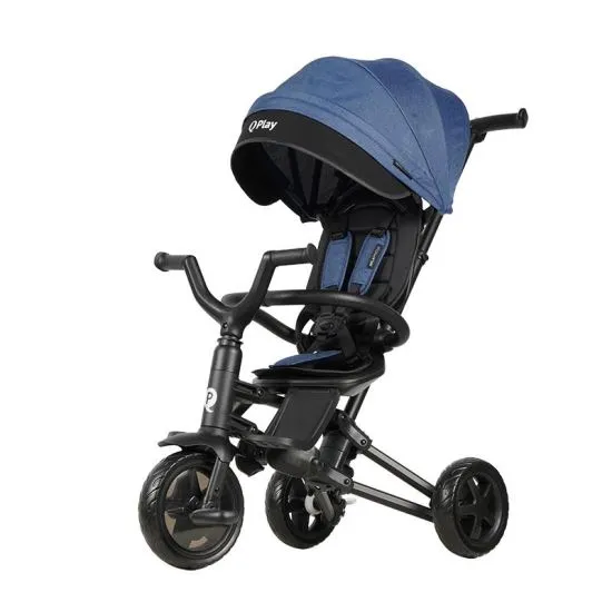Tricicleta Copii ultrapliabila Qplay Nova Niello Albastru Preferatul clienților