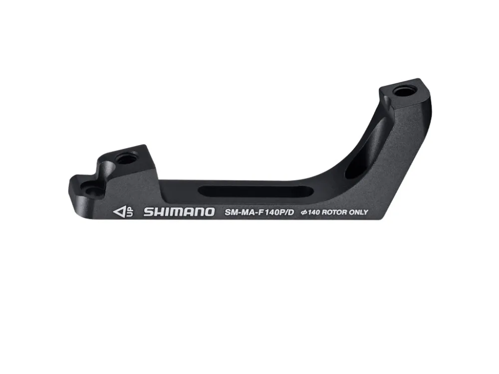 Adaptor etrier fata Shimano Post/Flat 140 mm negru (ISMMAF140PDA) Reducere specială