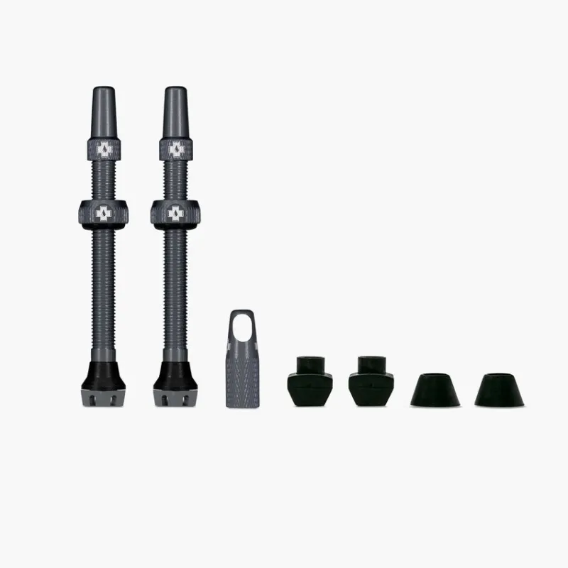 Valve tubeless Muc-Off Tubeless Valves V2 60mm Gri Plată sigură