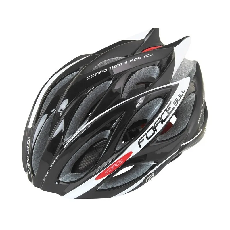 Casca Force Bull negru/alb L-XL (58-61 cm) Cumpărături sigure