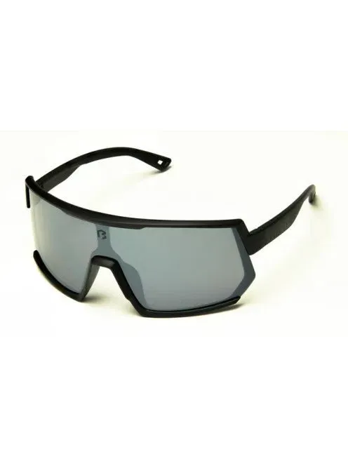 Livrare gratuită Bikefun - ochelari de soare - Eclipse cat 3 - smoke gray lens I white mirror