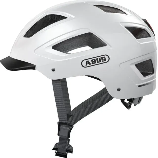 Abus - casca ciclism Urban - HYBAN 2.0 - Polar White Chilipir