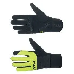 Northwave manusi lungi calduroase - Fast Gel - negru-galben-fluo Expediere rapidă